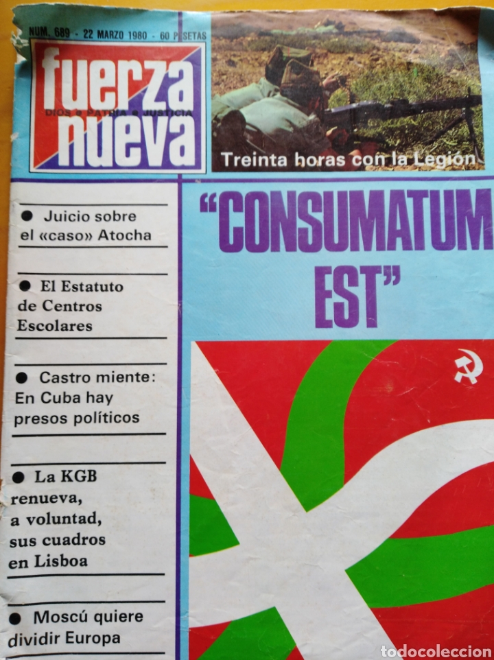 Militaria: REVISTA FUERZA NUEVA 1980