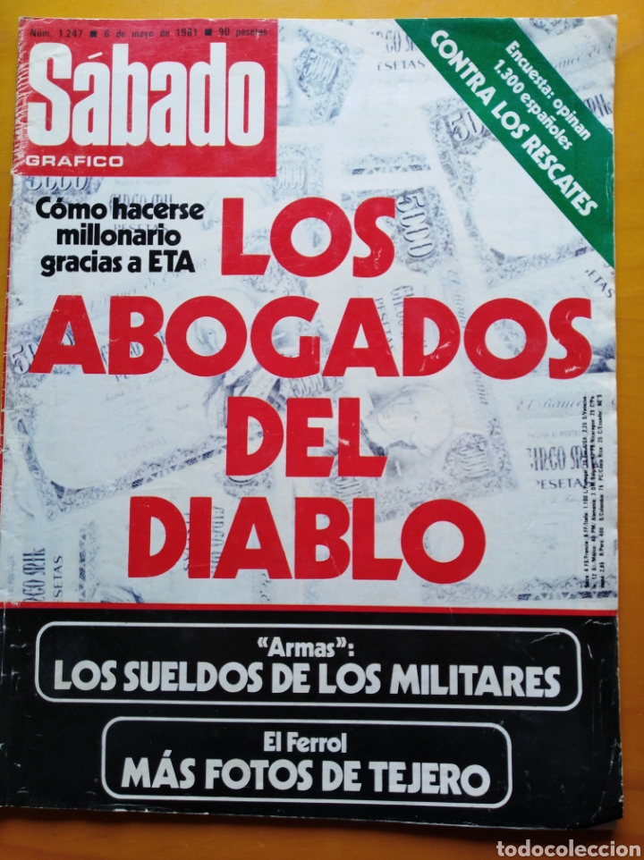 Militaria: Revista SABADO GRAFICO 1981