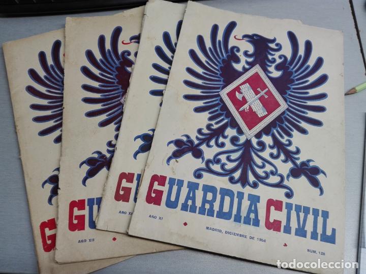 Military Antiques: GUARDIA CIVIL REVISTA OFICIAL DEL CUERPO / N&Uacute;MEROS: 128, 131, 139, 140 / MADRID 1954-55