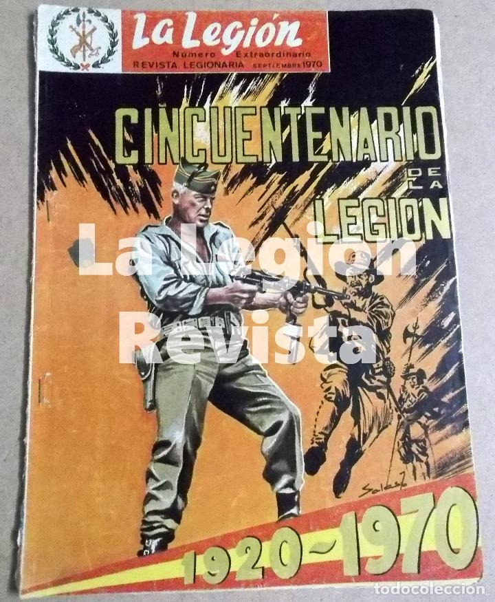Militaria: LA LEGI&Oacute;N. 50 A&Ntilde;OS. NUMERO ESPECIAL. SEP 1970.