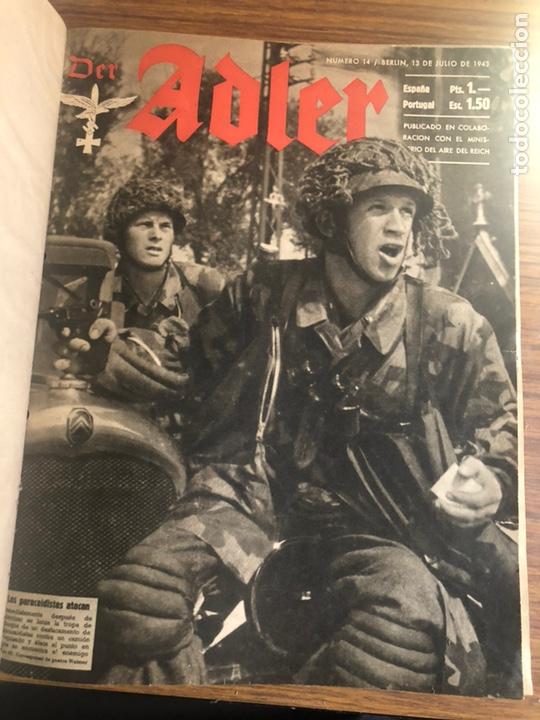 Militaria: Alemania III Reich-2&ordf; Guerra Mundial-Revista DER ADLER. 9 Numeros del 14 al 22-A&ntilde;o 1943.