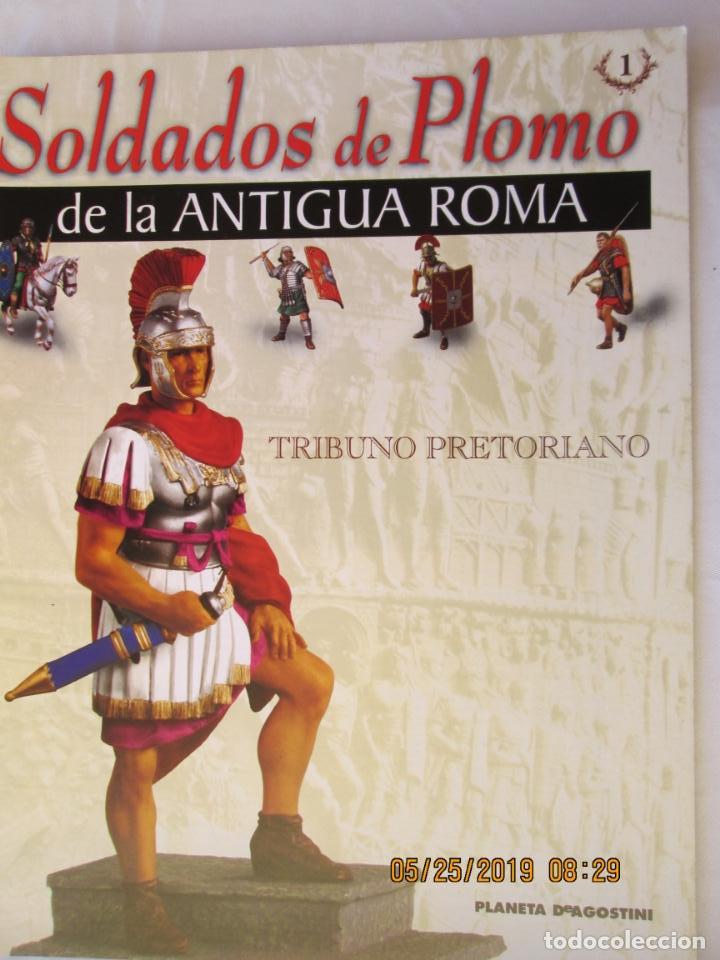 Militaria: SOLDADOS DE PLOMO DE LA ANTIGUA ROMA FASC&Iacute;CULO N&ordm; 1 - PLANETA DEAGOSTINI 2003 - TRIBUNO PRETORIANO