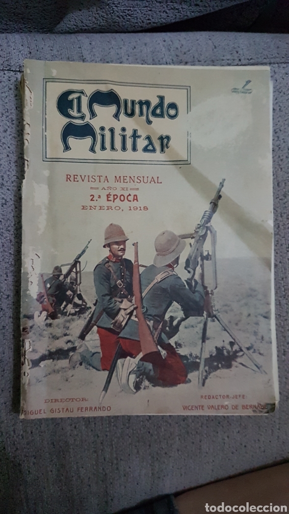 Militaria: El mundo militar enero 1918 espoleta tiempos