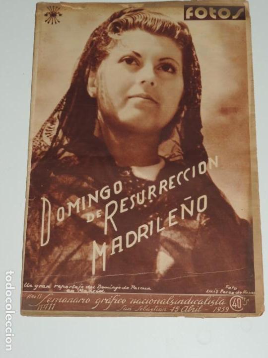 Militaria: Revista Fotos. Semanario Gr&aacute;fico Nacionalsindicalista. N&ordm; 111. 15 Abril 1939, AVIACION, GARCIA MORAT