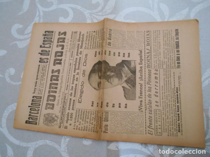 Militaria: periodico guerra civil  toma de barcelona  etc  27 enero 1939