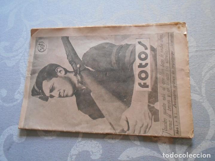 Militaria: revista fotos guerra civil numero 1 muy dificil