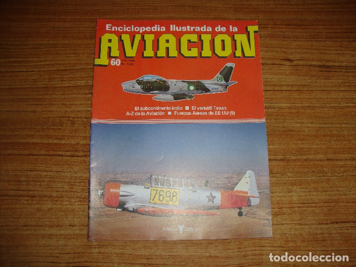 Militaria: (TC-213) FASCILULO ENCICLOPEDIA ILUSTRADA DE LA AVIACION N&ordm; 60