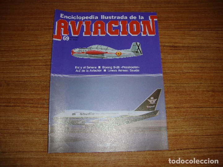Military Antiques: (TC-213) FASCICULO ENCICLOPEDIA ILUSTRADA DE LA AVIACION N&ordm; 69