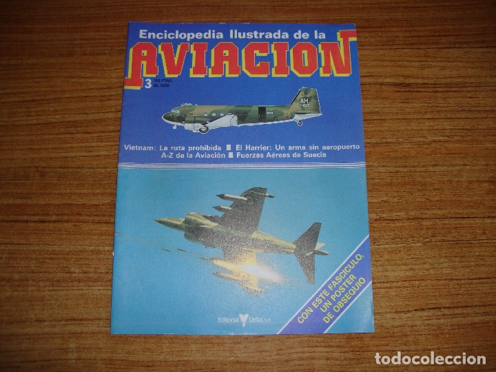 Militaria: (TC-213) FASCICULO ENCICLOPEDIA ILUSTRADA DE LA AVIACION N&ordm; 3