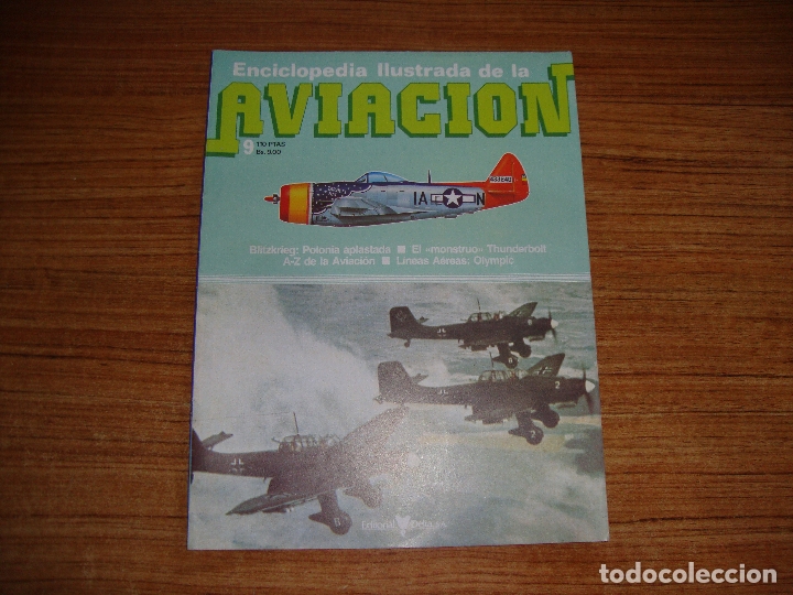 Militaria: (TC-213) FASCICULO ENCICLOPEDIA ILUSTRADA DE LA AVIACION N&ordm; 9