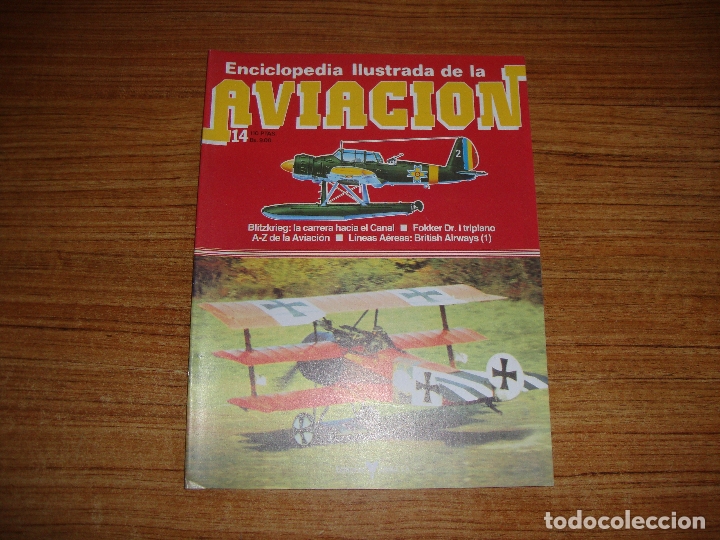 Militaria: (TC-213) FASCICULO ENCICLOPEDIA ILUSTRADA DE LA AVIACION N&ordm; 14
