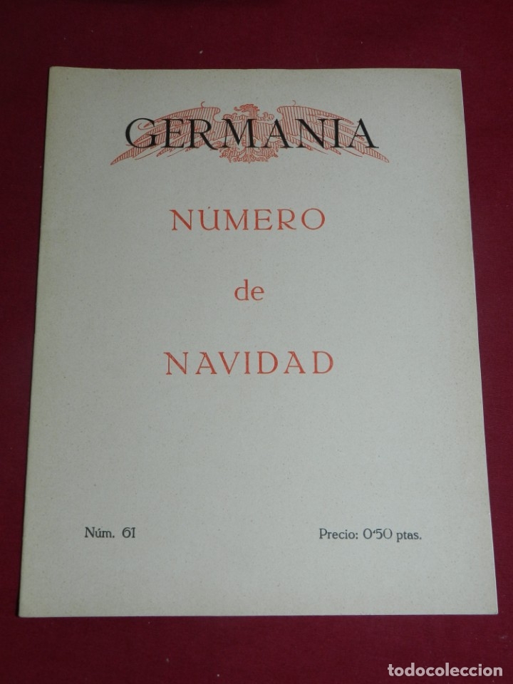 Militaria: (M) Germania N&uacute;mero de Navidad n.61  A&ntilde;o III Barcelona 1917, Buen Estado