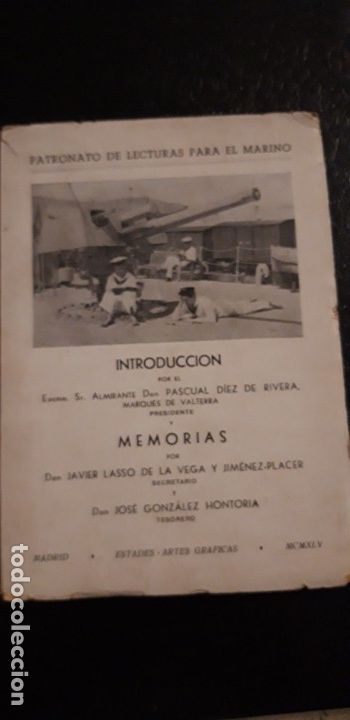 Militaria: 1 REVISTA DE ** PATRONATO DE LECTURAS PARA EL MARINO ** -.A&Ntilde;O 1945
