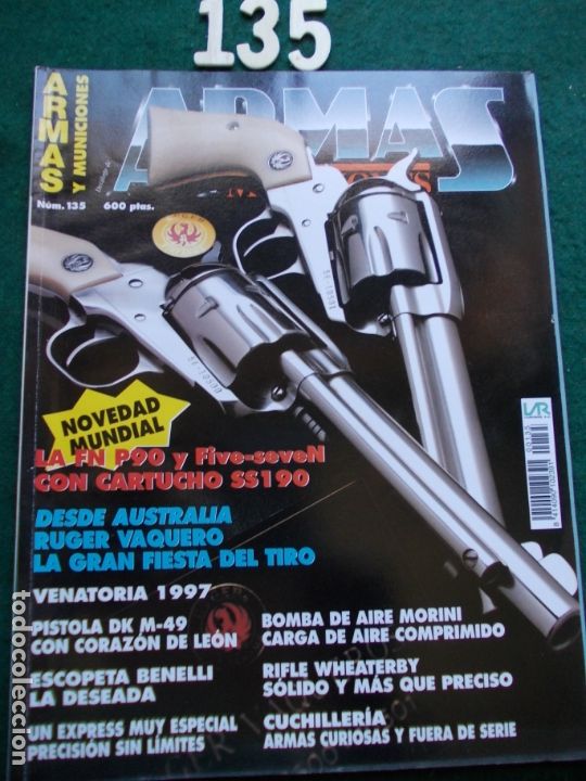 Militaria: REVISTA ARMAS Y MUNICIONES N&ordm; 135