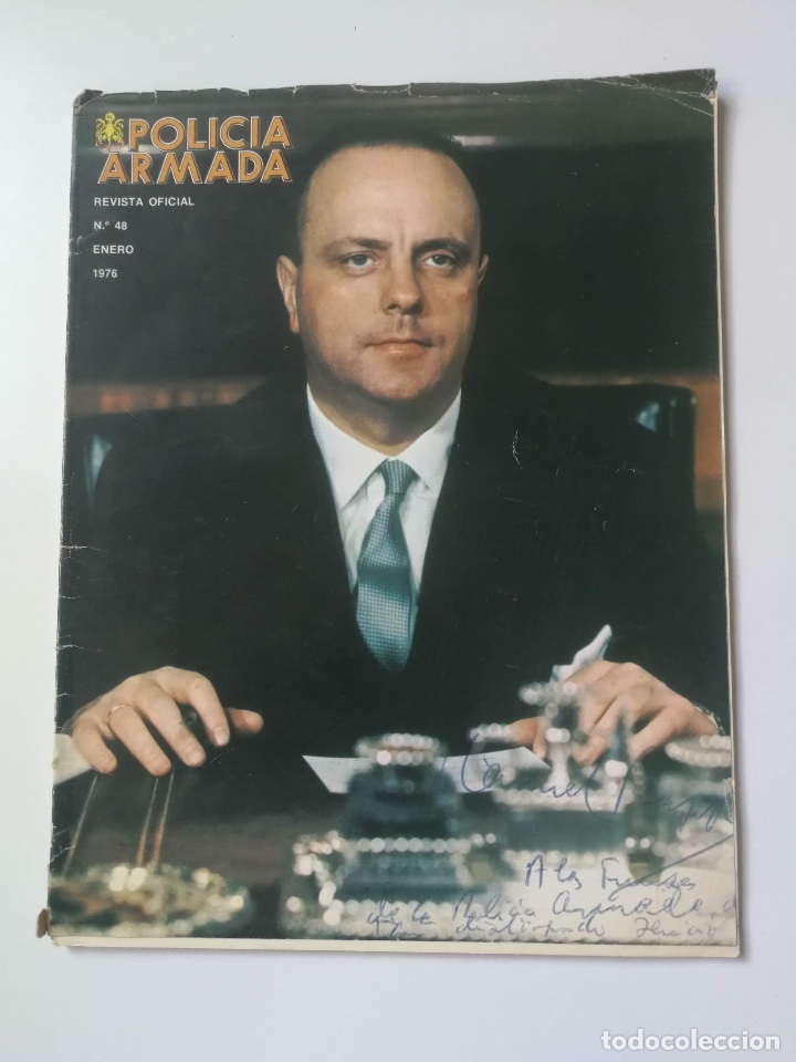 Militaria: ANTIGUA REVISTA DE LA POLICA ARMADA - N&ordm; 48 - 1976 - COLEGIO DE LA D.G. de S, LA PISTOLA, ACADEMIA E