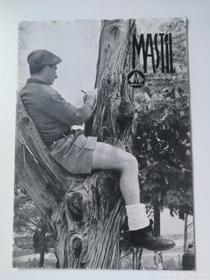 Militaria: ANTIGUA REVISTA MASTIL - BOLETIN MANDOS CAMPAMENTOS JUEVENTUDES FALANGE - 1959 - PRACTICAS CASA DE C