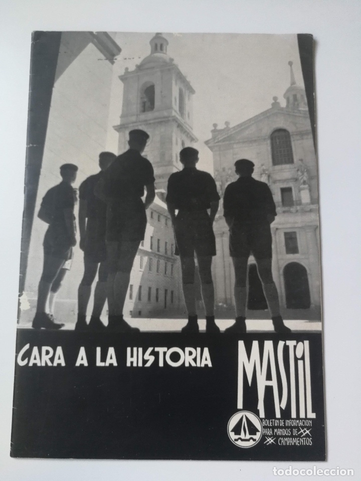 Military Antiques: ANTIGUA REVISTA MASTIL - BOLETIN MANDOS CAMPAMENTOS JUEVENTUDES FALANGE - 1955 - EL ESCUADRISMO, ASC