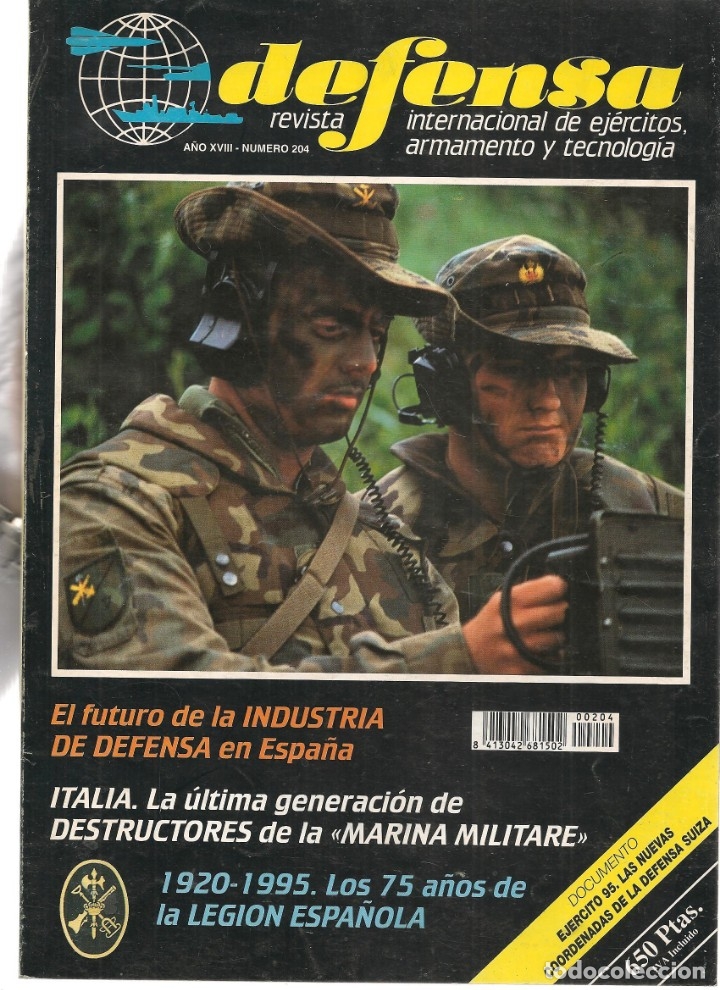 Militaria: DEFENSA. N&ordm; 204. REVISTA INTERNACIONAL DE EJ&Eacute;RCITOS, ARMAMENTO Y TECNOLOG&Iacute;A. (P/B20)