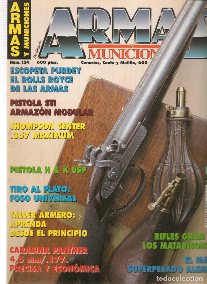 Militaria: ARMAS Y MUNICIONES. N&ordm; 124. JULIO, 1996. (P/B1)