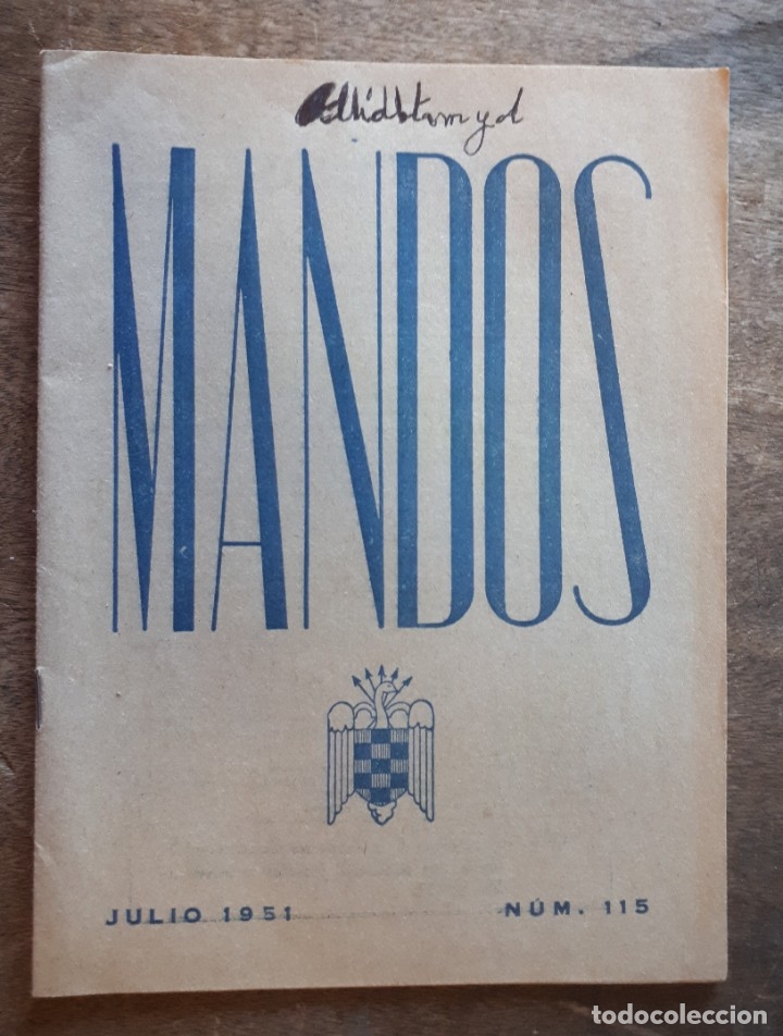 Military Antiques: Revista MANDOS, julio de 1951, n&ordm; 115