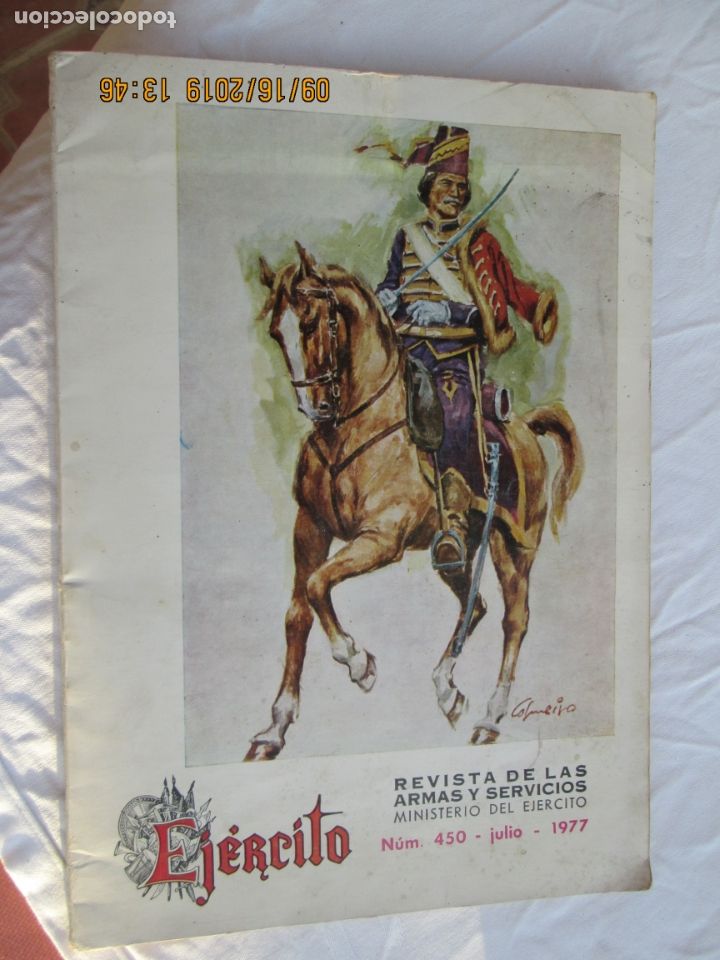 Militaria: EJERCITO.REVISTA DE LAS ARMAS Y SERVICIOS - MINISTERIO DEL EJERCITO N&ordm; 450-JULIO-1977