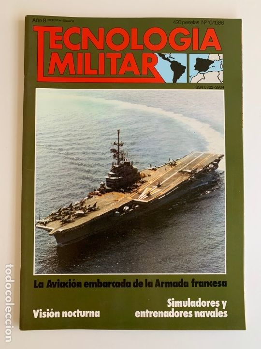 Military Antiques: Revista Tecnolog&iacute;a Militar n&ordm; 10 1986 Publicaci&oacute;n Militar Ej&eacute;rcito