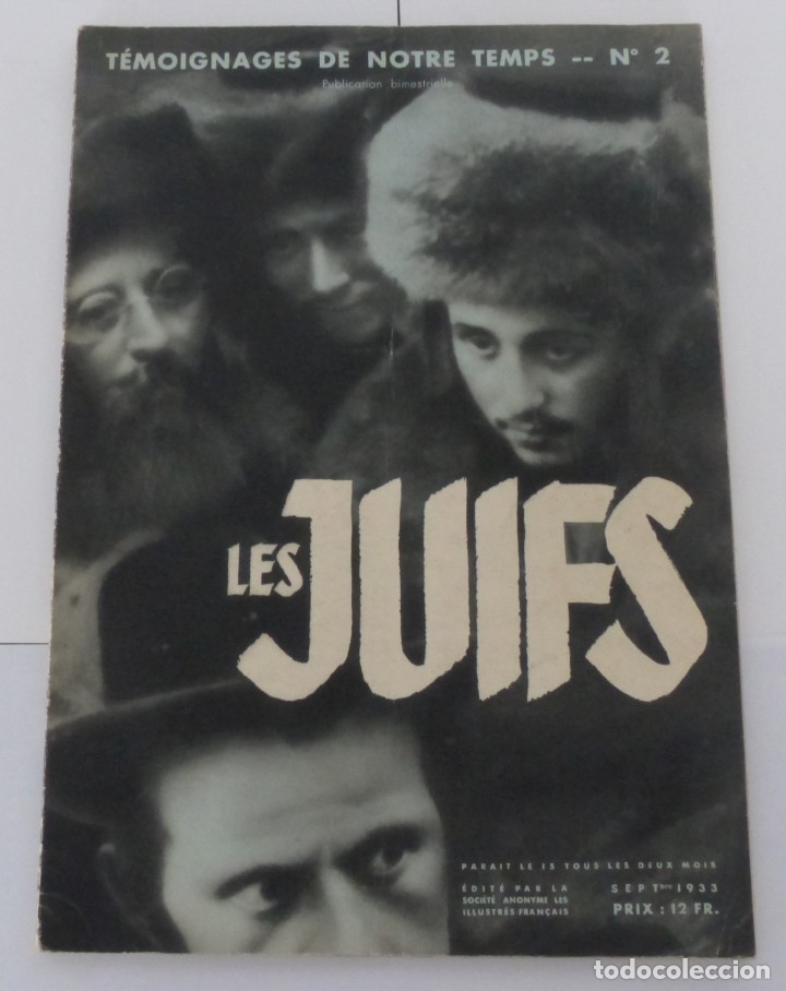 Militaria: LES JUIFS - TÉMOIGNAGES DE NOTRE TEMPS - Nº 2 - PARIS 1933. - Foto 1 - 180486471