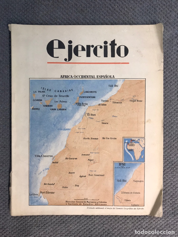 Military Antiques: EJ&Eacute;RCITO. Revista Ilustrada de las Armas y Servicios. Ministerio del Ej&eacute;rcito No.133, (a.1951)