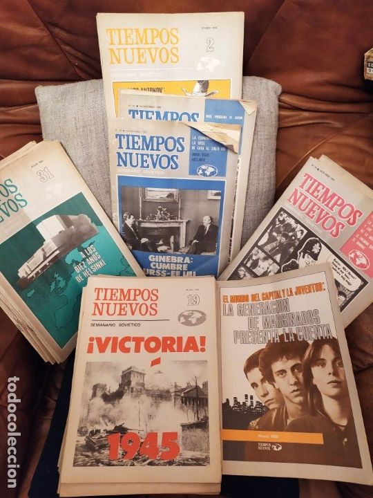Militaria: NUEVOS TIEMPOS REVISTAS TIEMPOS NUEVOS A&Ntilde;O 1985 SEMANARIO SOVI&Eacute;TICO. FOTOS N&Uacute;MEROS DISPONIBLES.