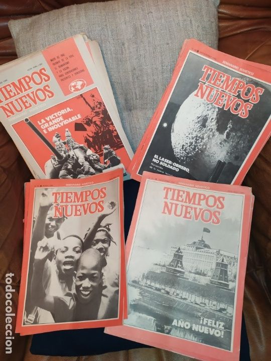 Militaria: NUEVOS TIEMPOS LOTE REVISTAS TIEMPOS NUEVOS A&Ntilde;O 1986 SEMANARIO SOVI&Eacute;TICO N&Uacute;MEROS DISPONIBLES