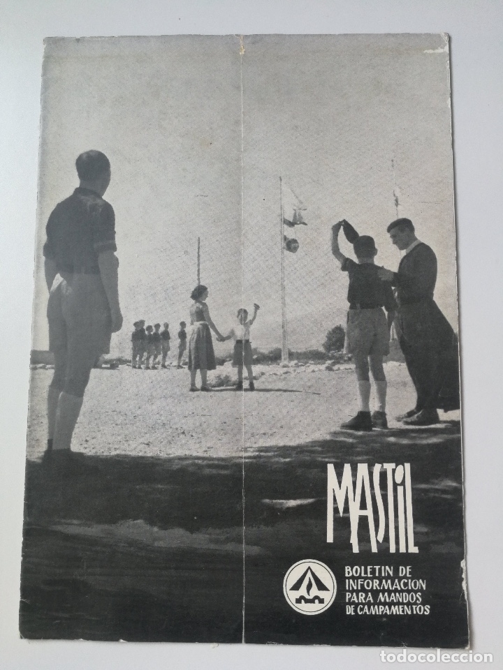 Militaria: ANTIGUA REVISTA MASTIL - PARA MANDOS CAMPAMENTOS - 1957 - REUNION EN LA CASA DE CAMPO, NORMAS CAMPA&Ntilde;
