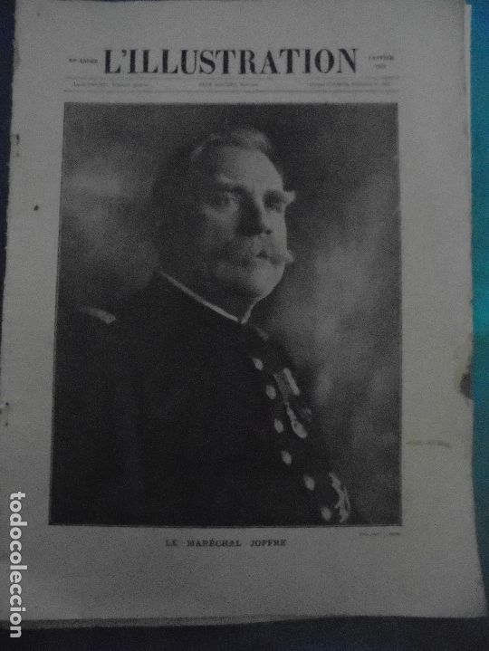 Militaria: RECORTE :  EL MARISCAL JOFFRE.  L&acute;ILLUSTRATION , JANVIER 1931