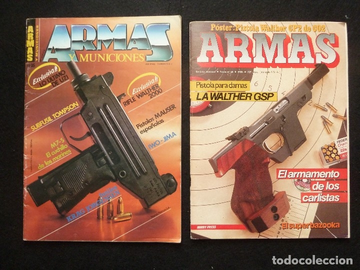 Militaria: LOTE REVISTAS-ARMAS-REVISTA MENSUAL(N&ordm;16-N&ordm;46)
