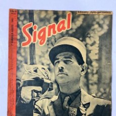 Militaria: SIGNAL. EDICION ITALO-GERMANICA. Nº 16. SEGUNDO NUMERO DE AGOSTO, 1943. BUEN ESTADO. VER FOTOS.