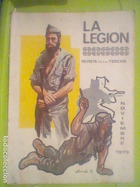 Militaria: LEGION REVISTA TERCIOS 1973 185 BIS MILITAR USADA