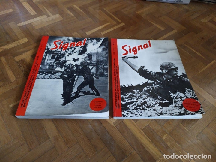 Militaria: TOMOS REVISTA SIGNAL N&ordm; 1 Y 2. FASCIMILES EDICIONES EL ARQUERO. IDIOMA ESPA&Ntilde;OL.