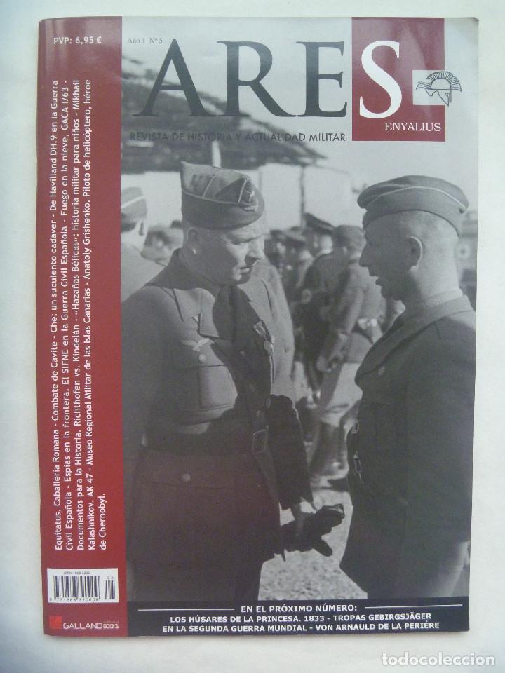 Militaria: REVISTA MILITAR ARES , N&ordm; 5: COMBATE CAVITE, EL CHE, KALASHNIKOVAK 47, RISCHTHOFEN - KINDELAN, ETC