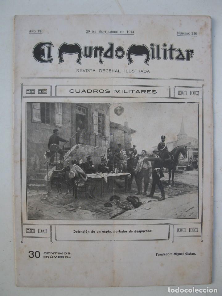 Militaria: EL MUNDO MILITAR - A&Ntilde;O VII - N&ordm; 240 - SEPTIEMBRE DE 1914.