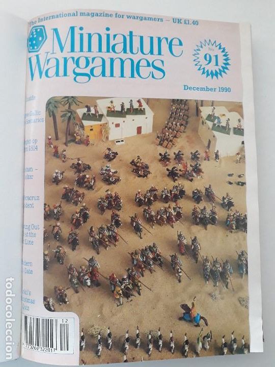 Military Antiques: Revista Miniature Wargames ( Miniaturas Juego Guerra). 12 nums encuadernados en un tomo. A&ntilde;o 1991