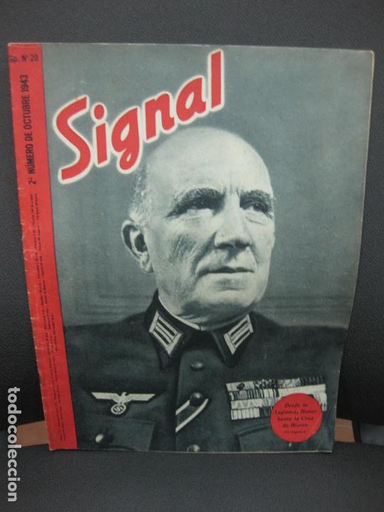 Military Antiques: SIGNAL. 2&ordm; NUMERO DE OCTUBRE DE 1943. SP N&ordm; 20. SEGUNDA GUERRA MUNDIAL.
