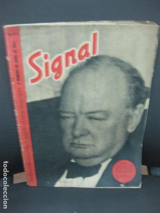 Military Antiques: SIGNAL. 2&ordm; NUMERO DE ABRIL DE 1943. SP N&ordm; 8. SEGUNDA 2&ordf; GUERRA MUNDIAL.