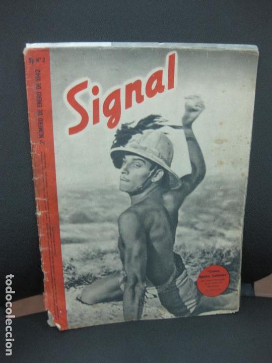 Military Antiques: SIGNAL. 2&ordm; NUMERO DE ENERO DE 1942. SP N&ordm; 2. SEGUNDA 2&ordf; GUERRA MUNDIAL.