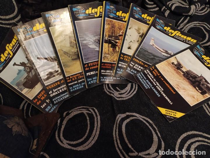 Military Antiques: 1981/1983 LOTE REVISTAS MILITARES DEFENSA INTERNACIONAL DE EJ&Eacute;RCITOS ARMAMENTO Y TECNOLOG&Iacute;A