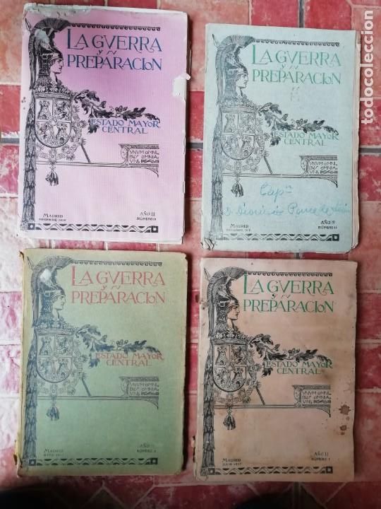 Militaria: Antigua revista libro La Guerra y Su preparaci&oacute;n 1917 1918 1919 Formaci&oacute;n Militar primera guerra