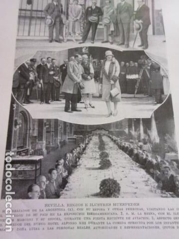 Militaria: RECORTE 1928 - SEVILLA EXPOSICION IBEROAMERICANA