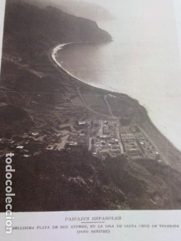 Militaria: RECORTE 1929 - PLAYA DE SAN ANDRES SANTA CRUZ DE TENERIFE