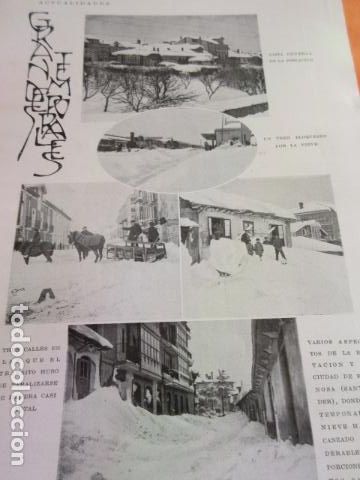 Militaria: RECORTE 1929 - LA NIEVE EN REINOSA SANTANDER