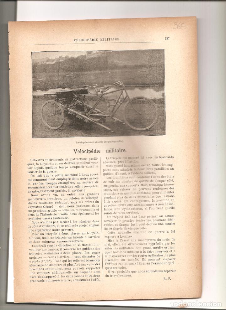 Militaria: 1143. EJERCITO FRANCES 1896 - Foto 5