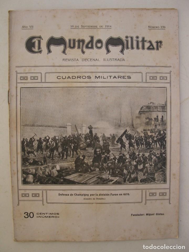 Military Antiques: EL MUNDO MILITAR - A&Ntilde;O VII - N&ordm; 239 - SEPTIEMBRE DE 1914.
