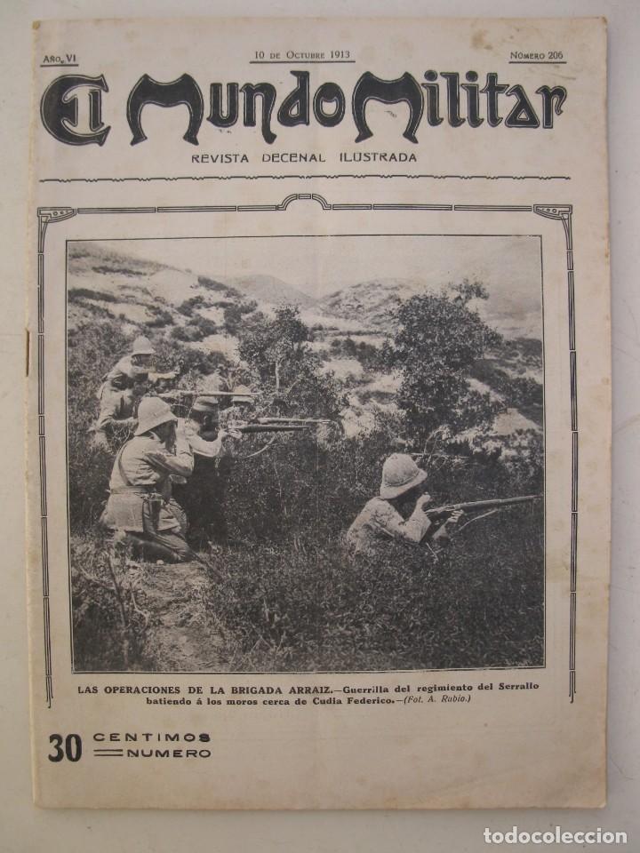 Military Antiques: EL MUNDO MILITAR - A&Ntilde;O VI - N&ordm; 206 - OCTUBRE DE 1913.